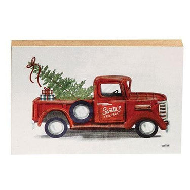Santa's Tree Farm Block - The Fox Decor